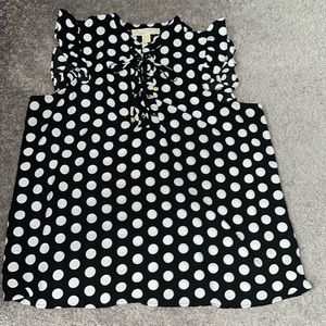 Michael Kors Polka Dot Blouse